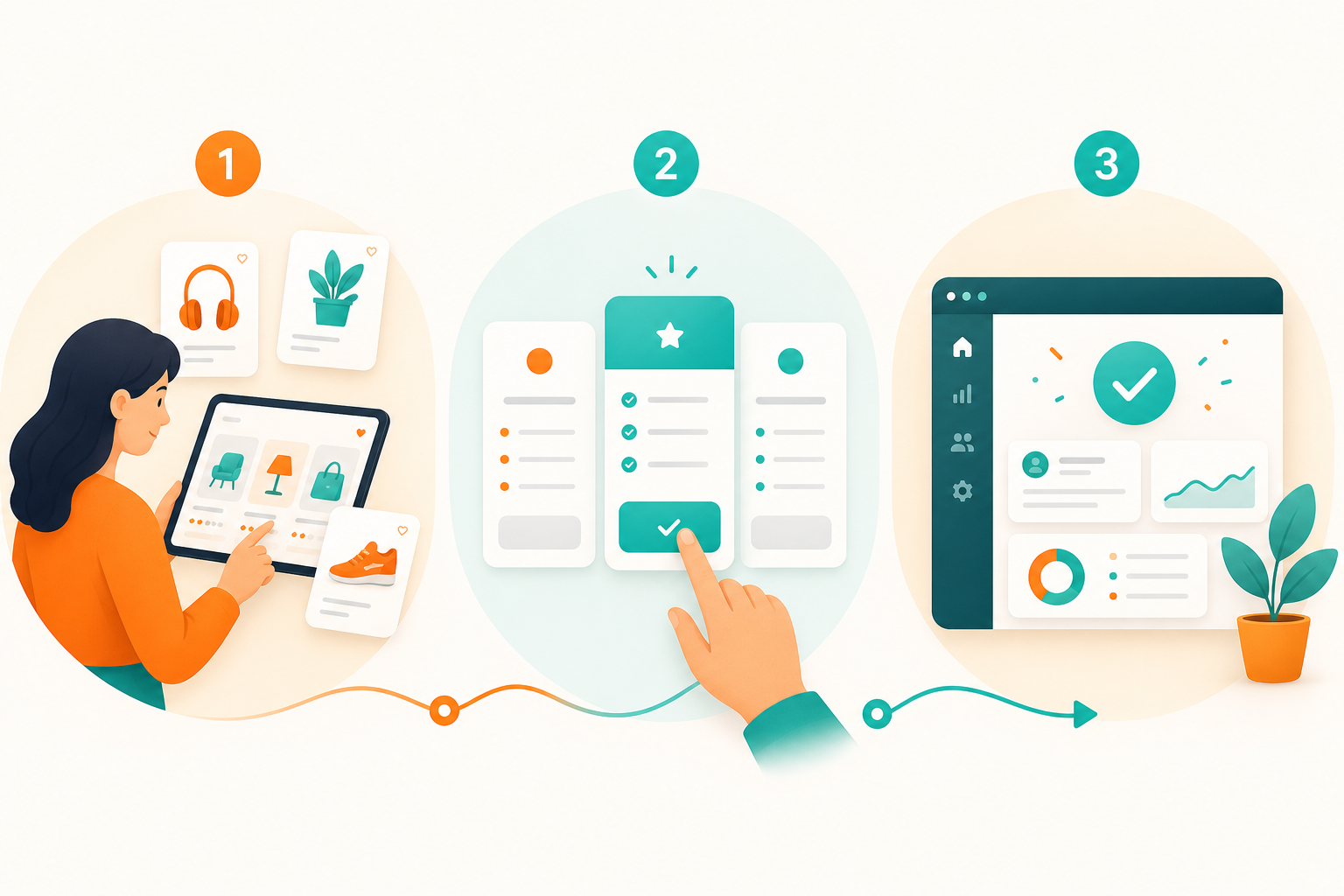 From discovery to checkout and onboarding